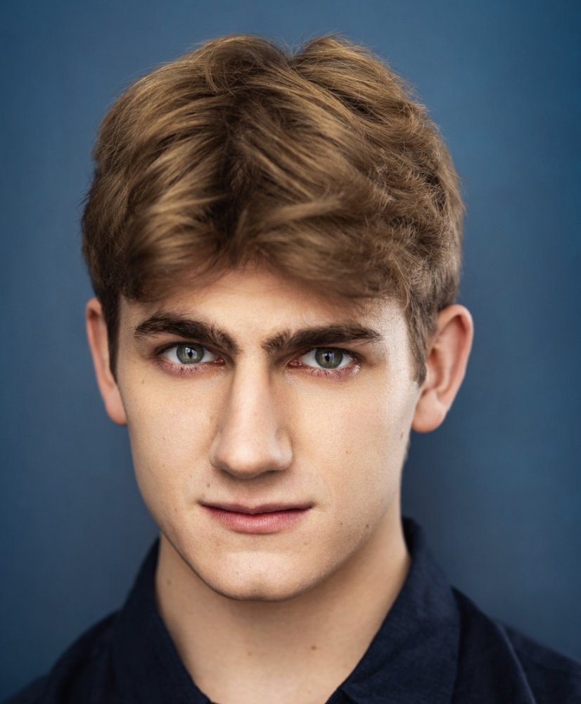 Standa Vecera studio headshot, blue background